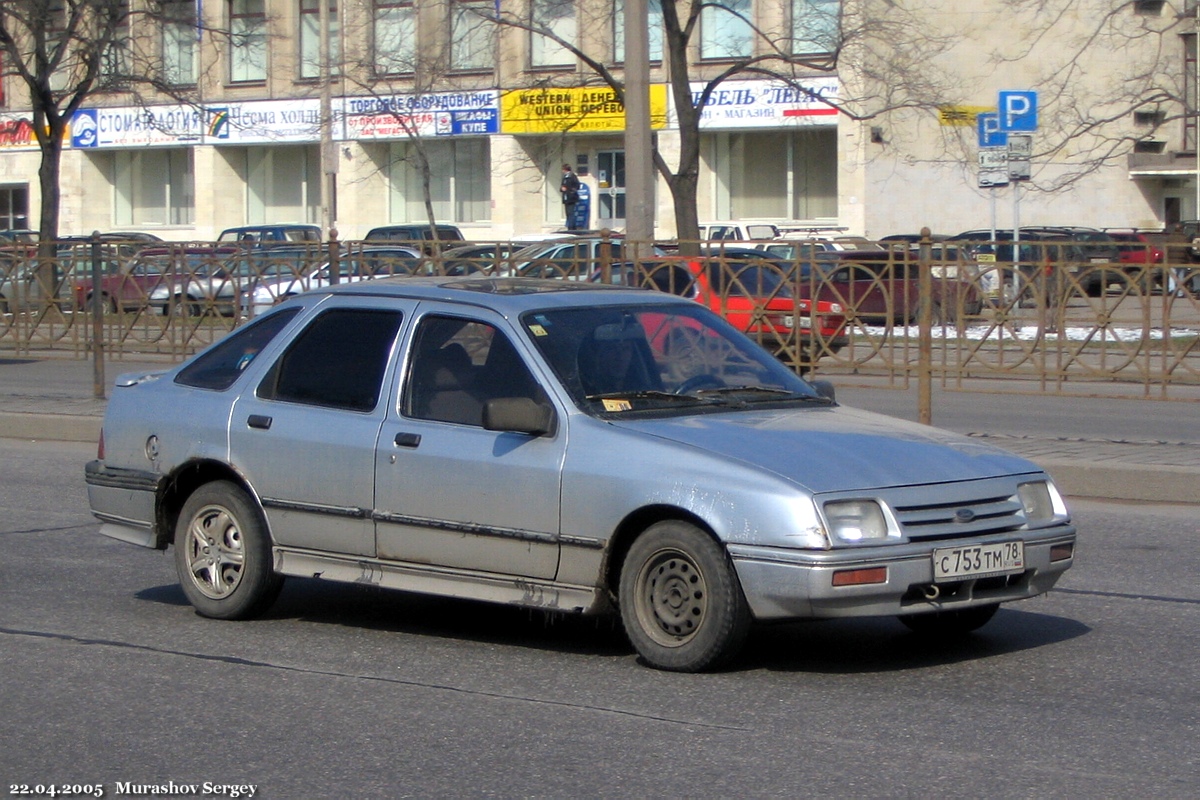 Санкт-Петербург, № С 753 ТМ 78 — Ford Sierra MkI '82-87