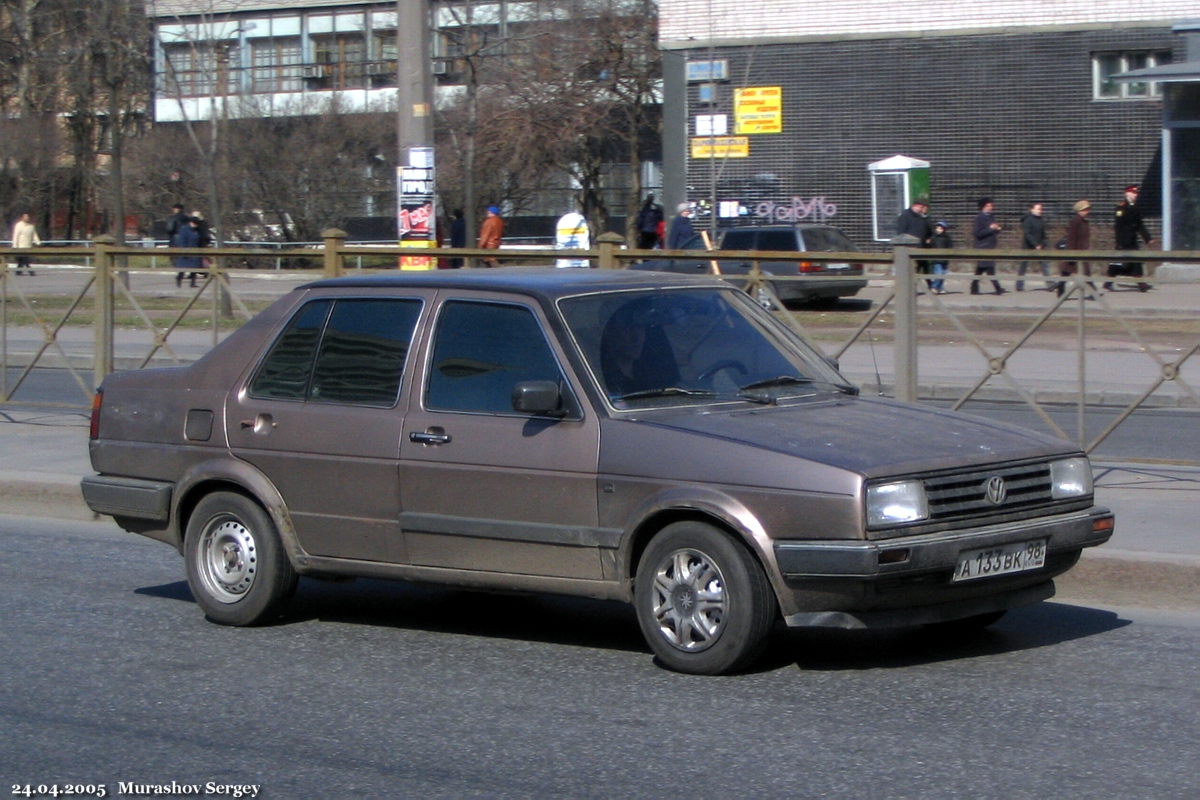 Санкт-Петербург, № А 133 ВК 98 — Volkswagen Jetta Mk2 (Typ 16) '84-92
