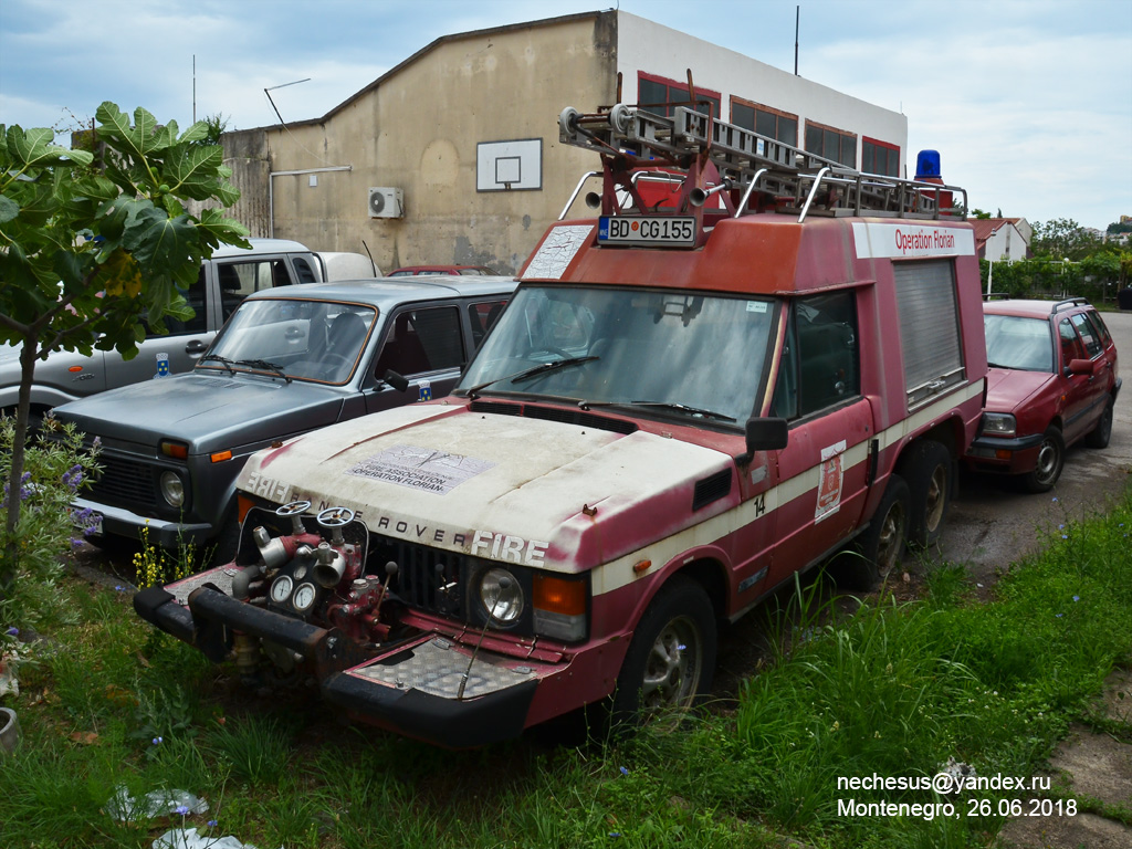 Черногория, № BD CG155 — Range Rover '70-96