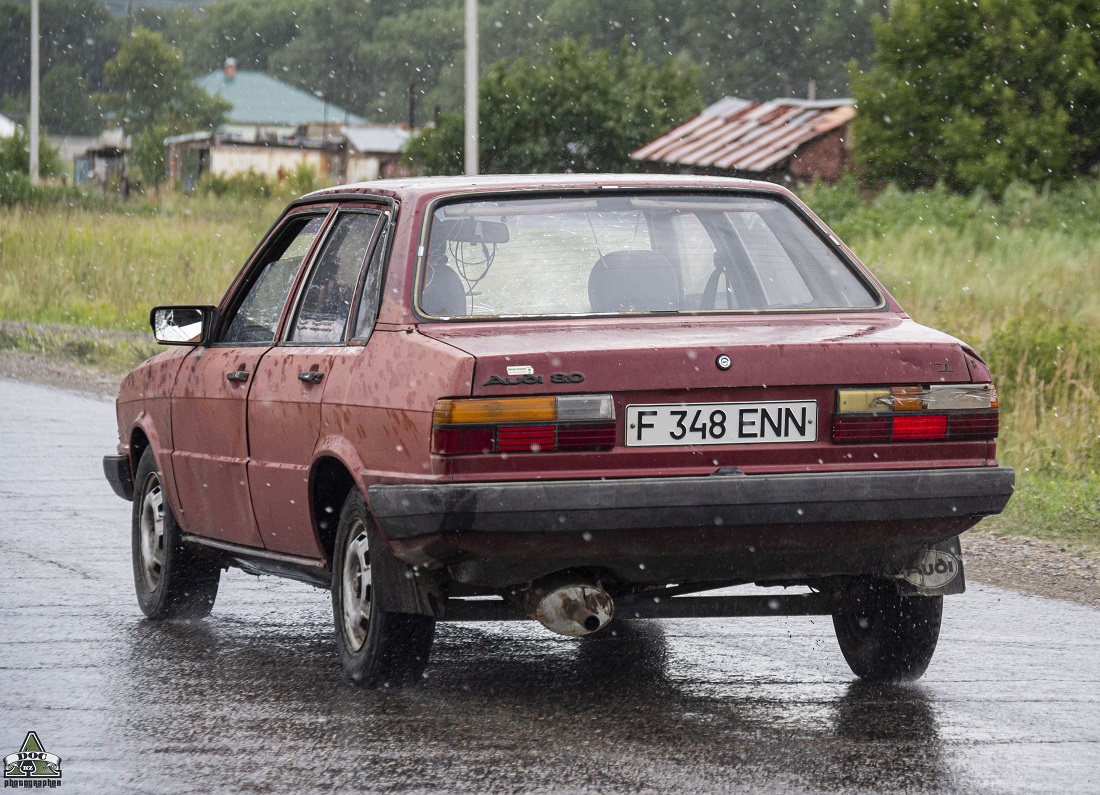 Восточно-Казахстанская область, № F 348 ENN — Audi 80 (B2) '78-86