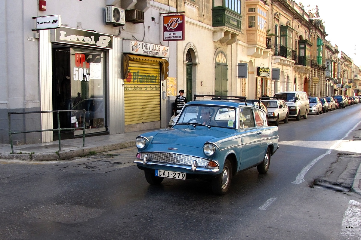 Мальта, № CAI 279 — Ford Anglia (105E) '59-67