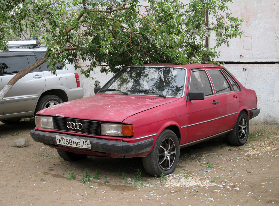 Бурятия, № А 058 МЕ 75 — Audi 80 (B2) '78-86