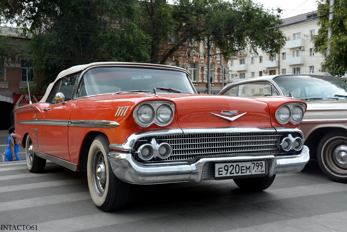 Москва, № Е 920 ЕМ 799 — Chevrolet Impala (1G) '58