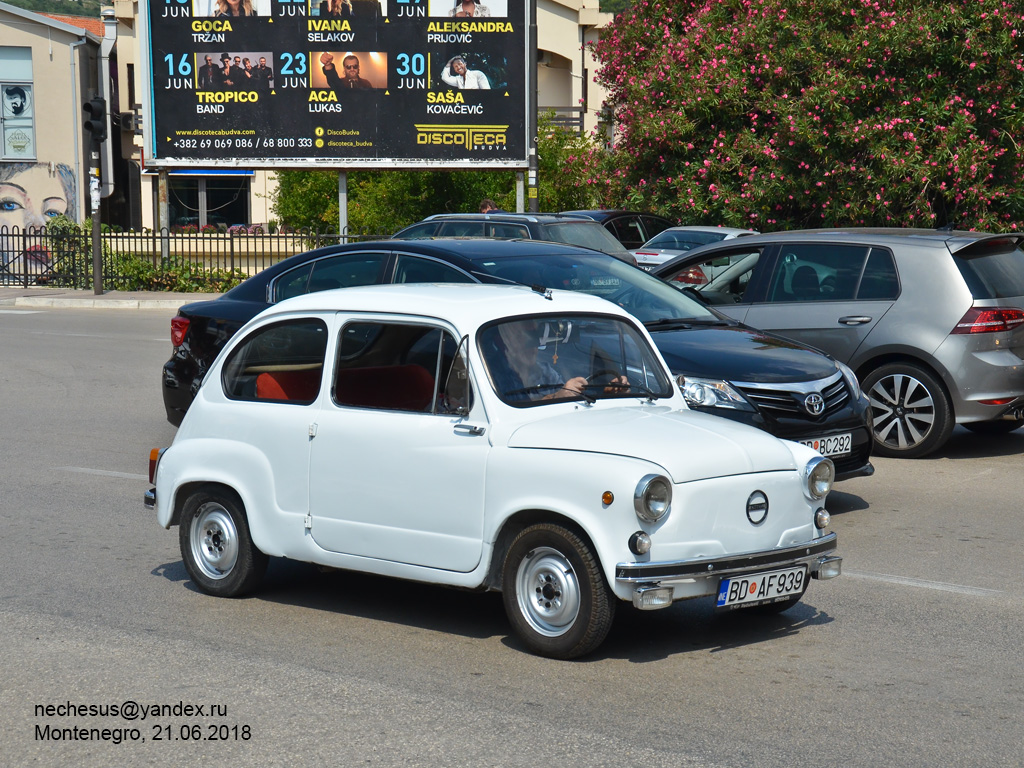 Черногория, № BD AF939 — Zastava 750 '62-85