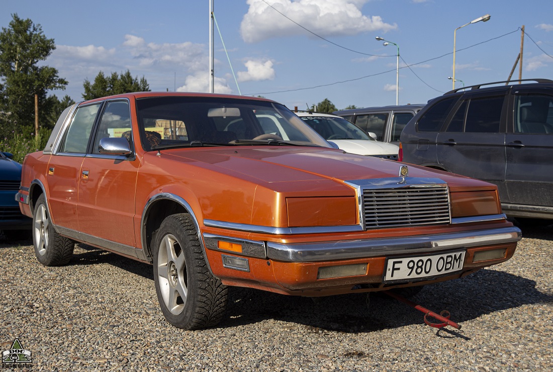 Восточно-Казахстанская область, № F 980 OBM — Chrysler New Yorker (13G) '88-93