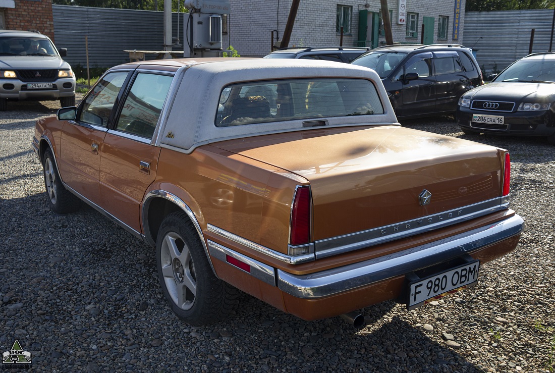 Восточно-Казахстанская область, № F 980 OBM — Chrysler New Yorker (13G) '88-93