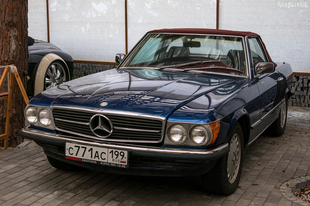 Крым, № С 771 АС 199 — Mercedes-Benz (R107/C107) '71-89; Москва — Вне региона