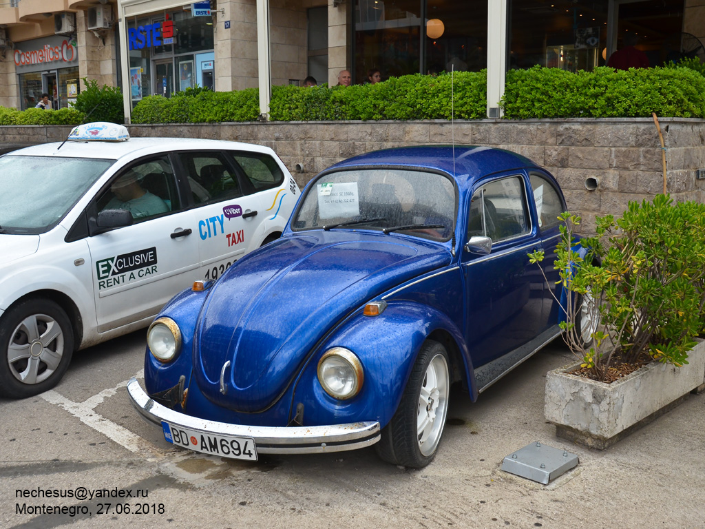 Черногория, № BD AM694 — Volkswagen Käfer (общая модель)