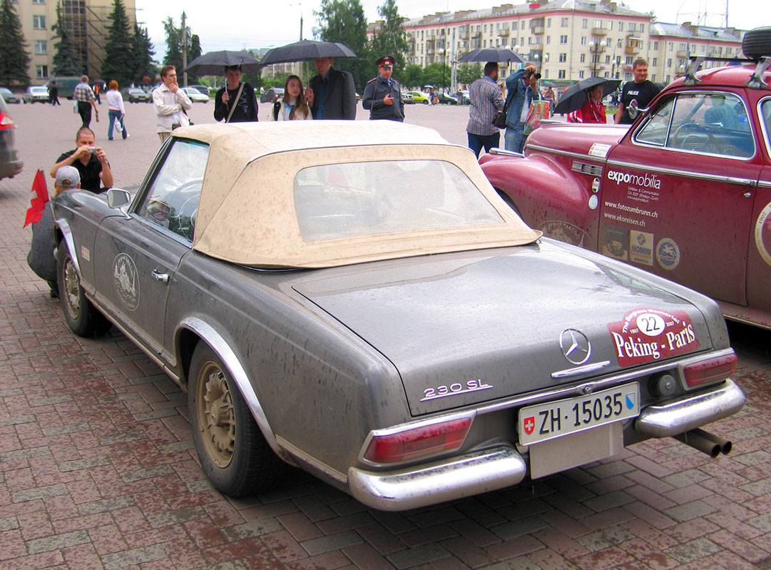 Швейцария, № ZH 15035 — Mercedes-Benz (W113) '63-71; Ралли Пекин — Париж (Удмуртия)