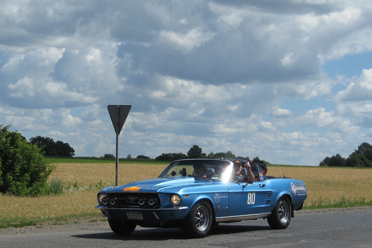 США, № HX-45470 — Ford Mustang (1G) '65-73; Ралли Пекин — Париж (Полтавская область)