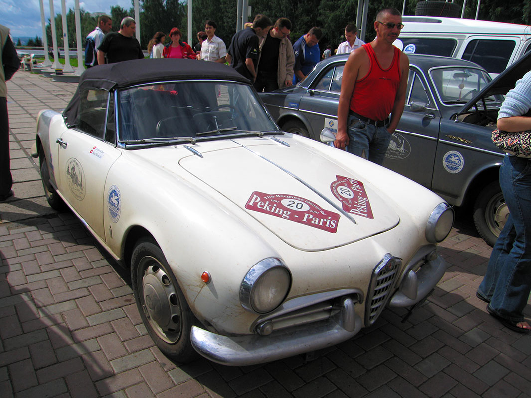 Швейцария, № BE 326187 — Alfa Romeo Giulietta '56-58; Ралли Пекин — Париж (Удмуртия)