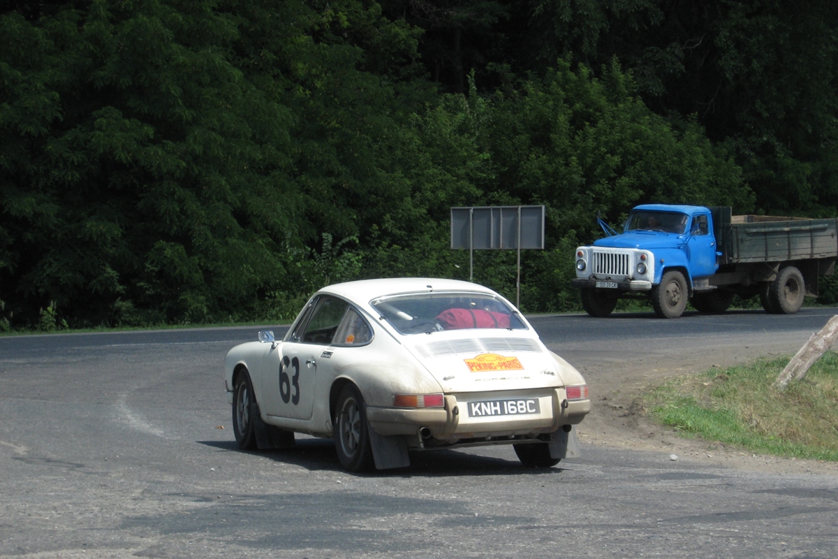 Великобритания, № KNH 168C — Porsche 911 (901) '64-69; Ралли Пекин — Париж (Великобритания)