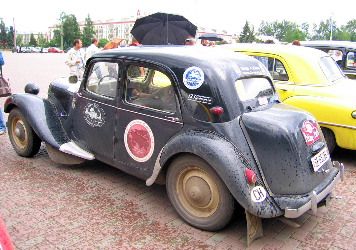 Швейцария, № BE 65206 — Citroën Traction Avant 11B '37-57; Ралли Пекин — Париж (Удмуртия)