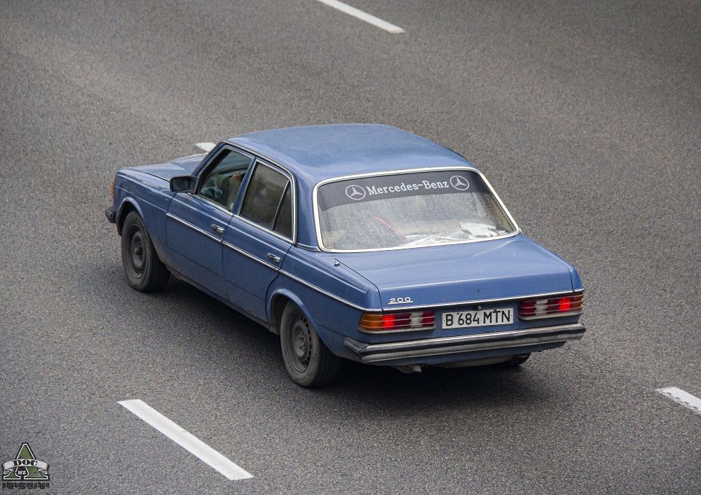 Алматинская область, № B 684 MTN — Mercedes-Benz (W123) '76-86