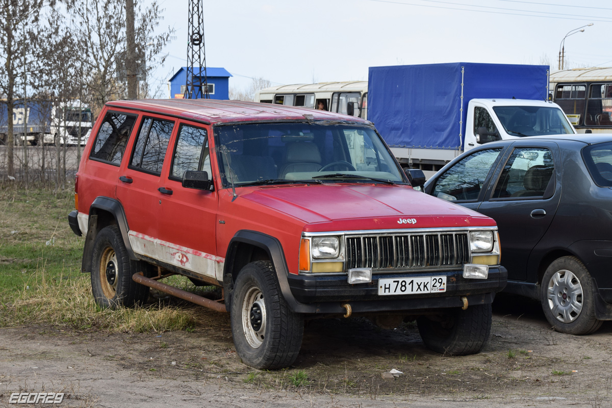 Архангельская область, № Н 781 ХК 29 — Jeep Cherokee (XJ) '84-01