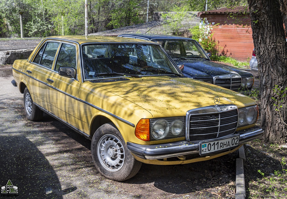 Алматы, № 011 RHA 02 — Mercedes-Benz (W123) '76-86