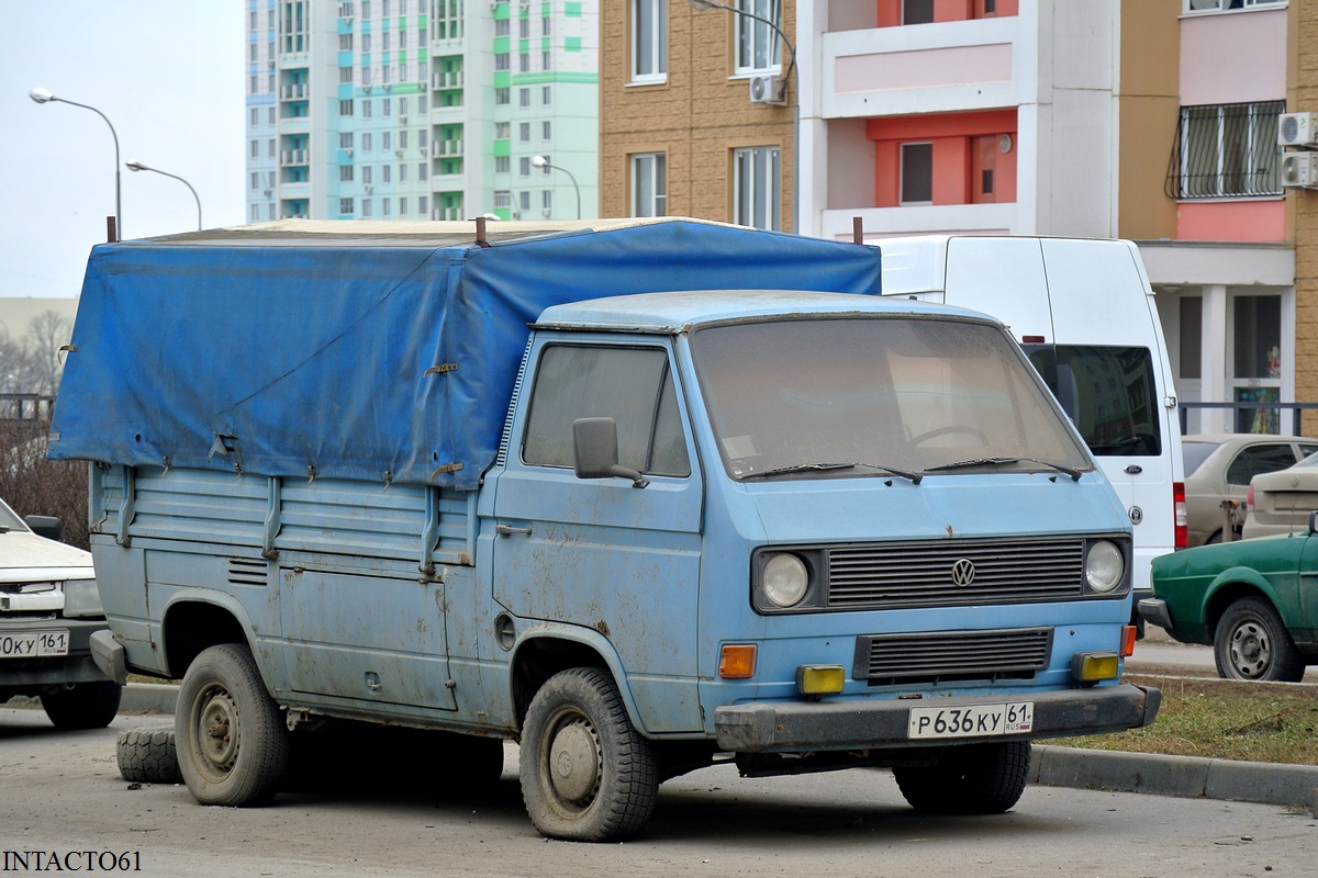 Ростовская область, № Р 636 КУ 61 — Volkswagen Typ 2 (Т3) '79-92