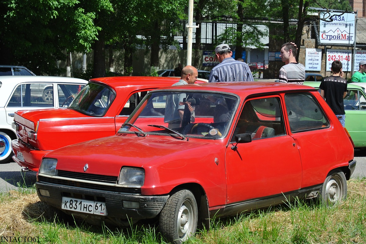 Ростовская область, № К 831 НС 61 — Renault 5 '72-85