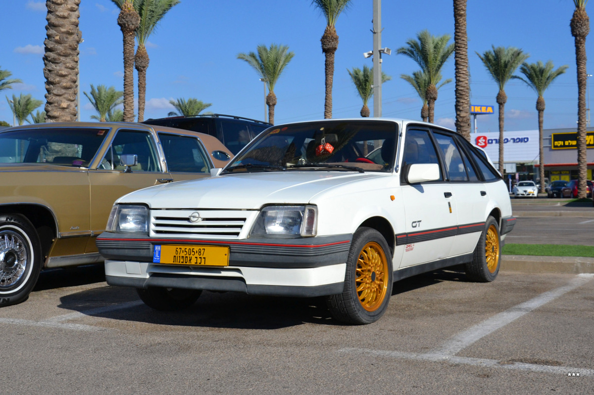 Израиль, № 67-505-87 — Opel Ascona (C) '81-88