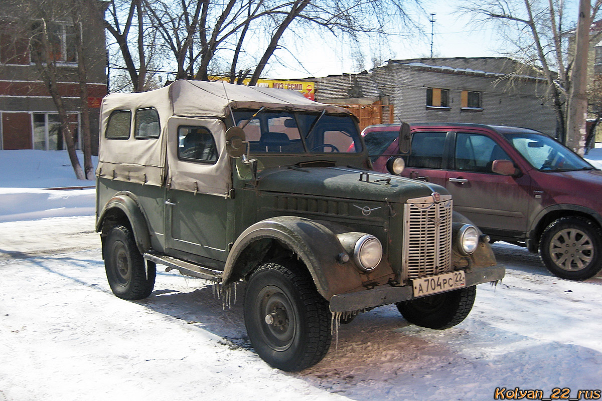 Алтайский край, № А 704 РС 22 — ГАЗ-69 '53-73