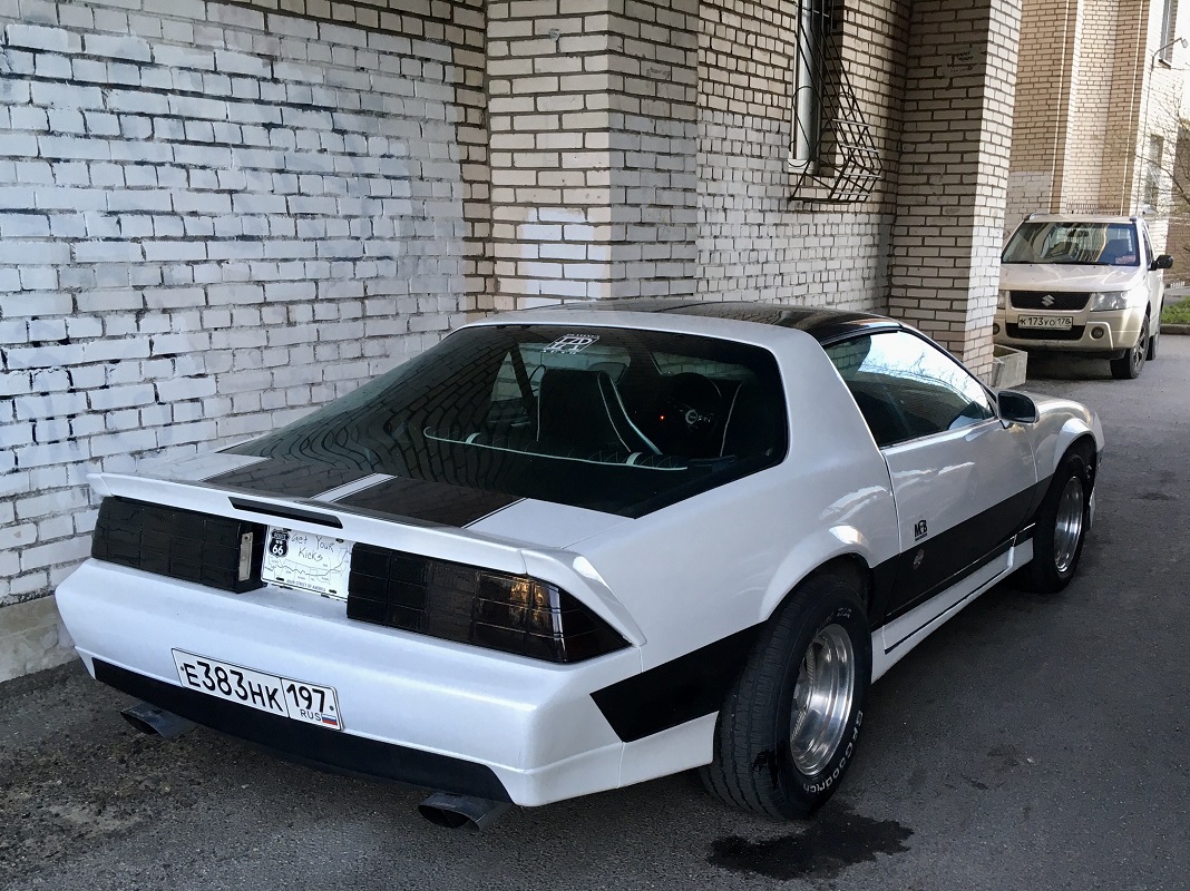 Москва, № Е 383 НК 197 — Chevrolet Camaro (3G) '82-92