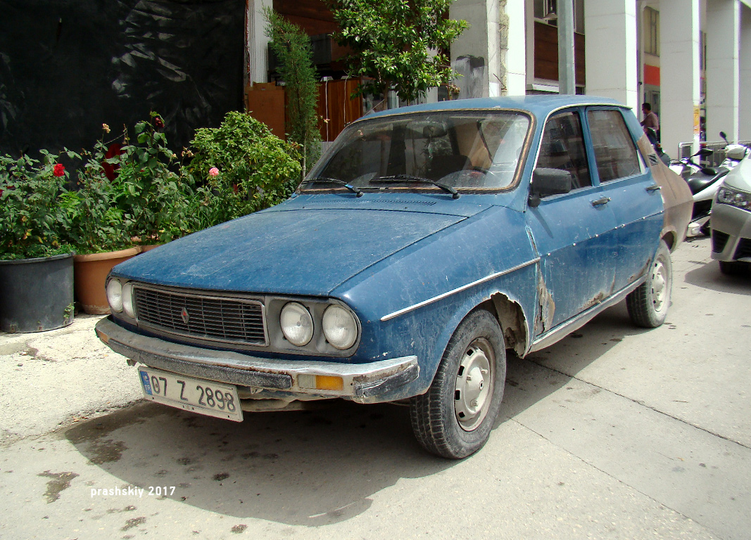 Турция, № 07 Z 2898 — Renault 12 '69-80