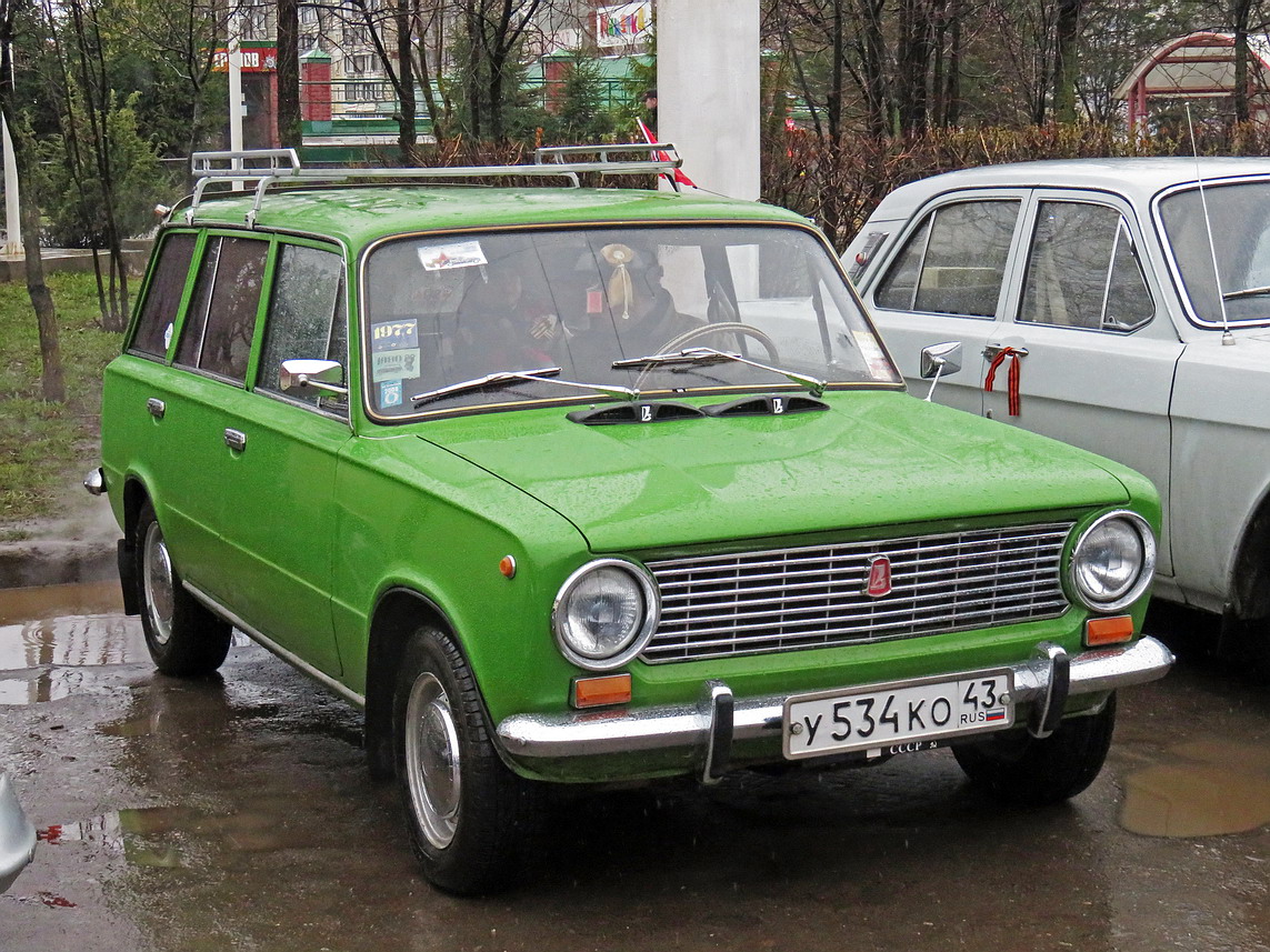 Кировская область, № У 534 КО 43 — ВАЗ-2102 '71-86