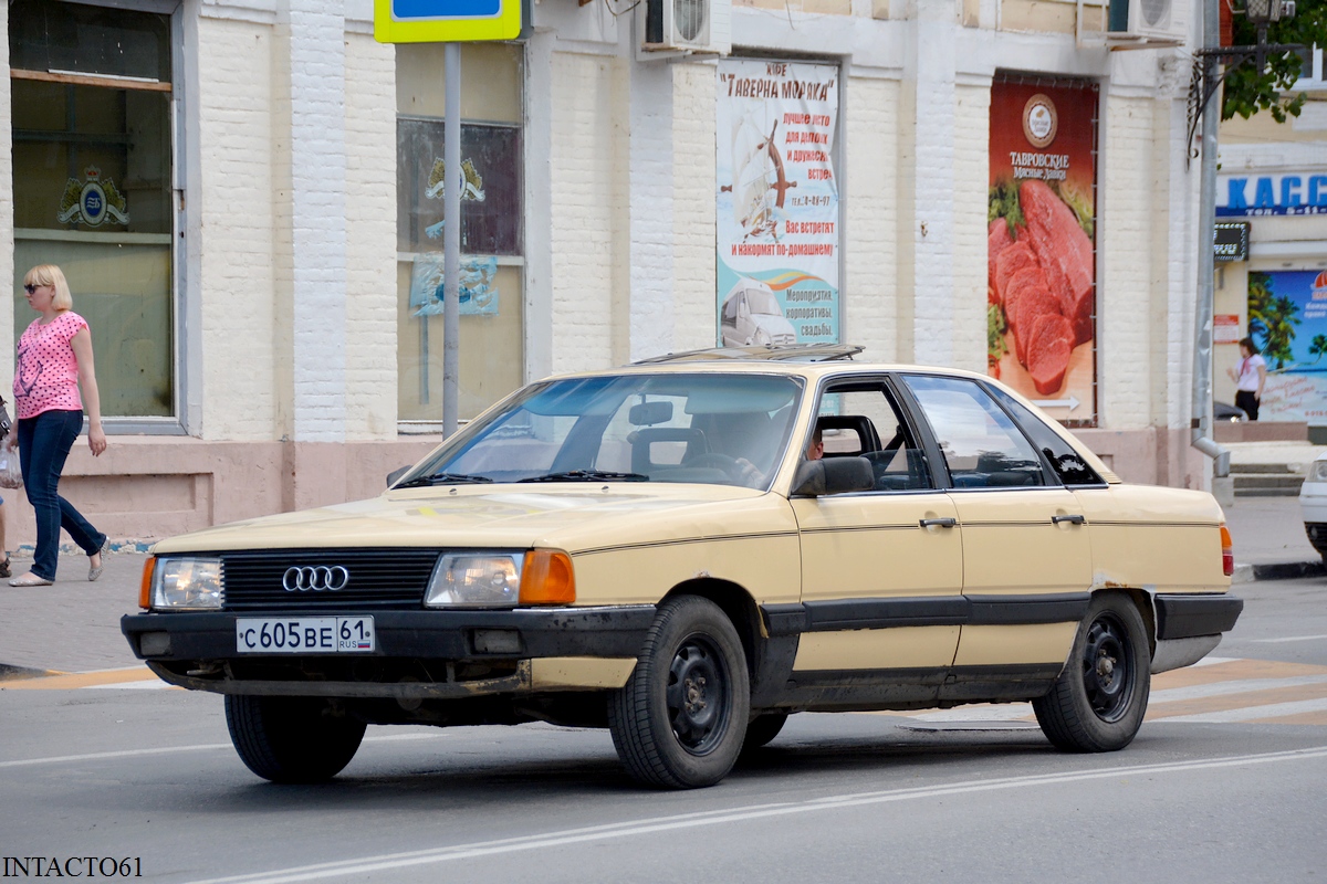 Ростовская область, № С 605 ВЕ 61 — Audi 100 (C3) '82-91