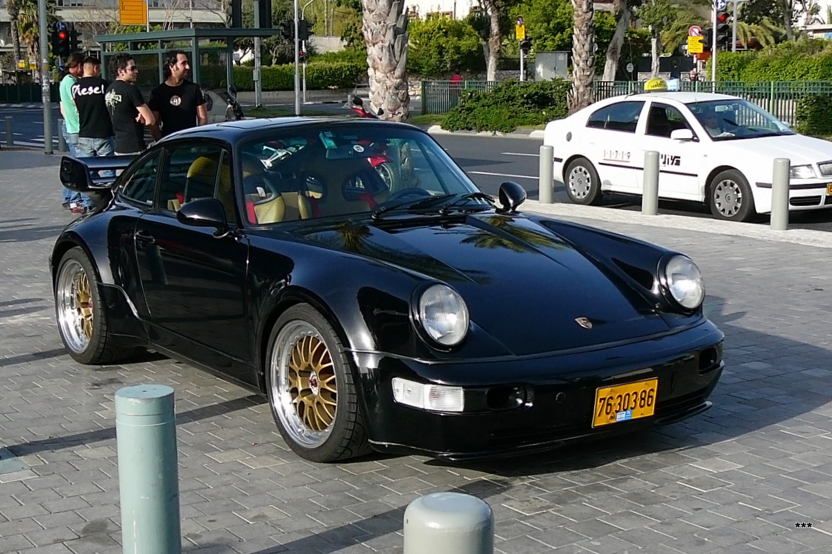 Израиль, № 76-303-86 — Porsche 911 (930) '73-89