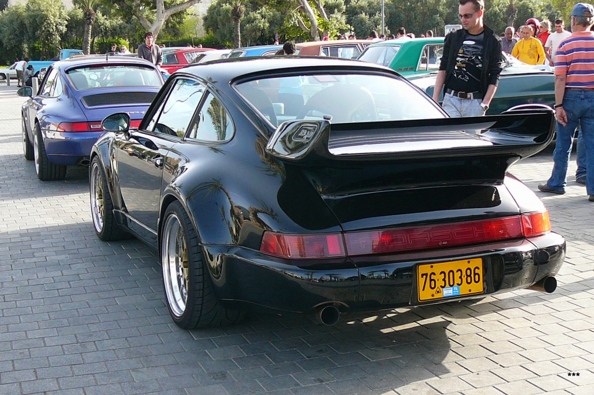 Израиль, № 76-303-86 — Porsche 911 (930) '73-89