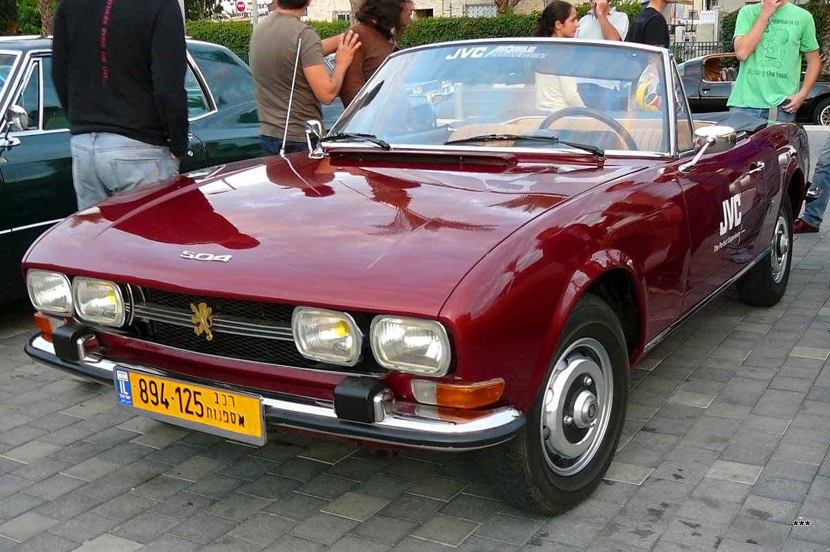 Израиль, № 894-125 — Peugeot 504 '68-04