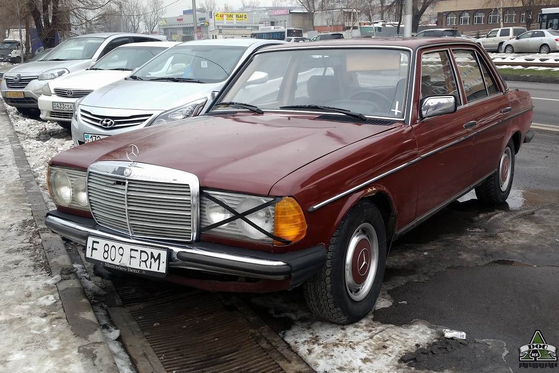 Восточно-Казахстанская область, № F 809 FRM — Mercedes-Benz (W123) '76-86