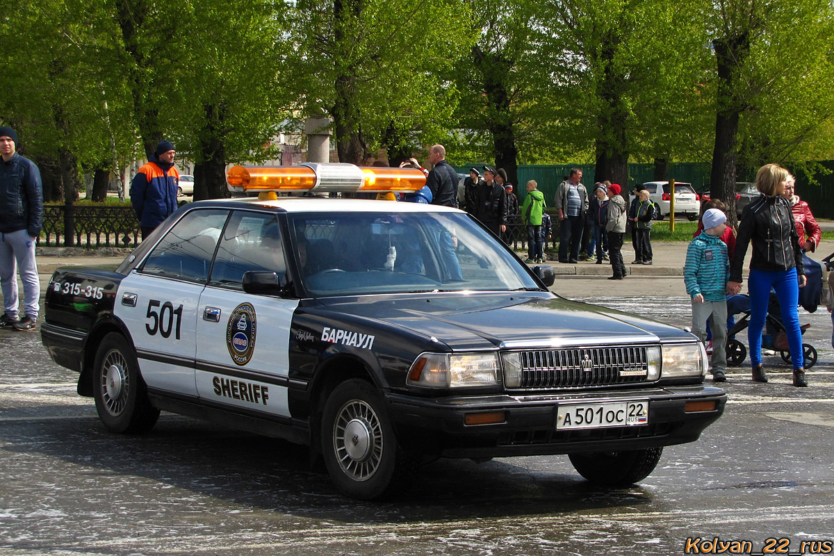 Алтайский край, № А 501 ОС 22 — Toyota Crown (S130) '87-91