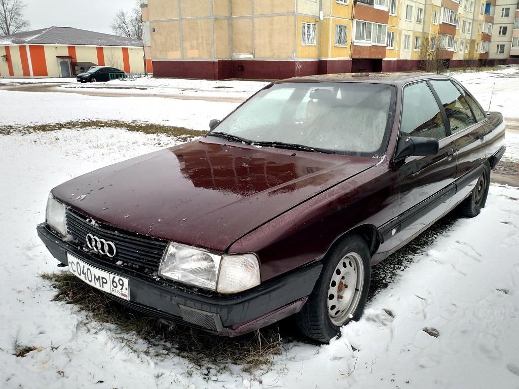 Тверская область, № С 040 МР 69 — Audi 100 (C3) '82-91
