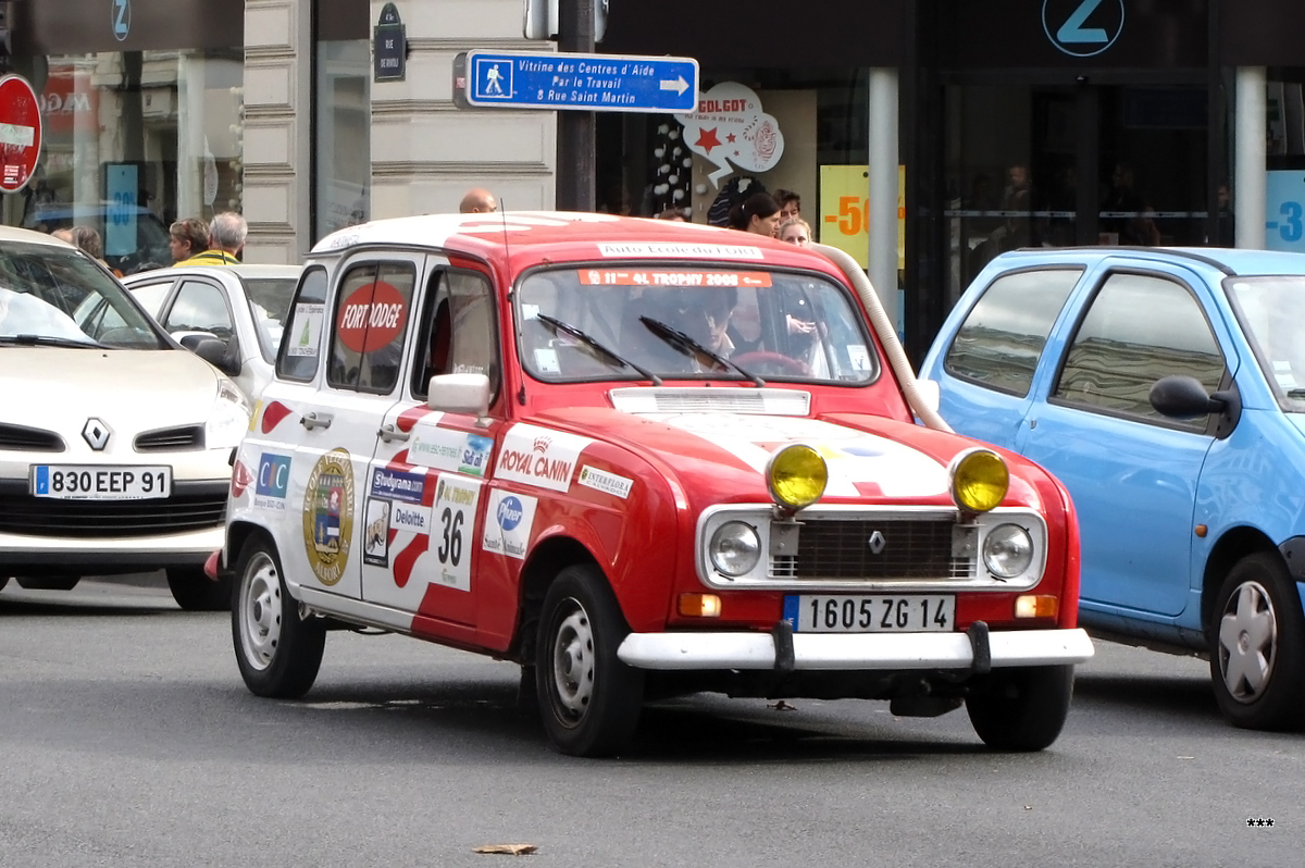 Франция, № 1605 ZG 14 — Renault 4 '61-94