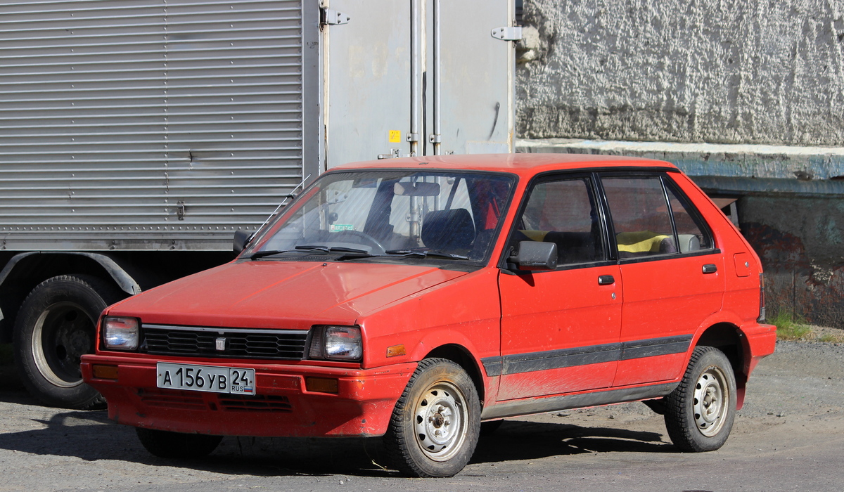 Красноярский край, № А 156 УВ 24 — Subaru Justy (1G) '84-88