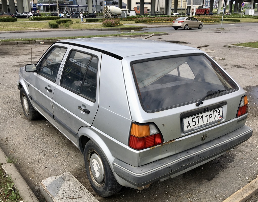 Санкт-Петербург, № А 571 ТР 78 — Volkswagen Golf (Typ 19) '83-92