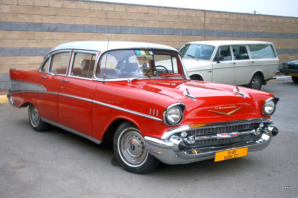 Израиль, № 35-409 — Chevrolet Bel Air (2G) '55-57