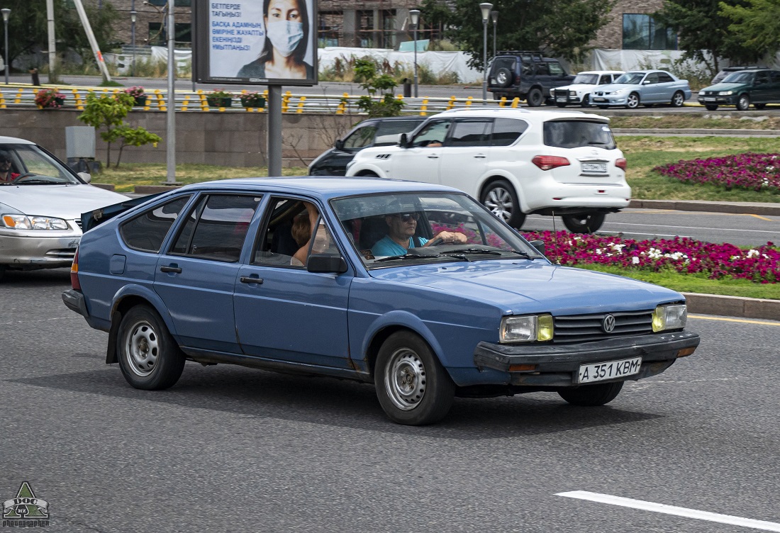 Алматы, № A 351 KBM — Volkswagen Passat (B2) '80-88
