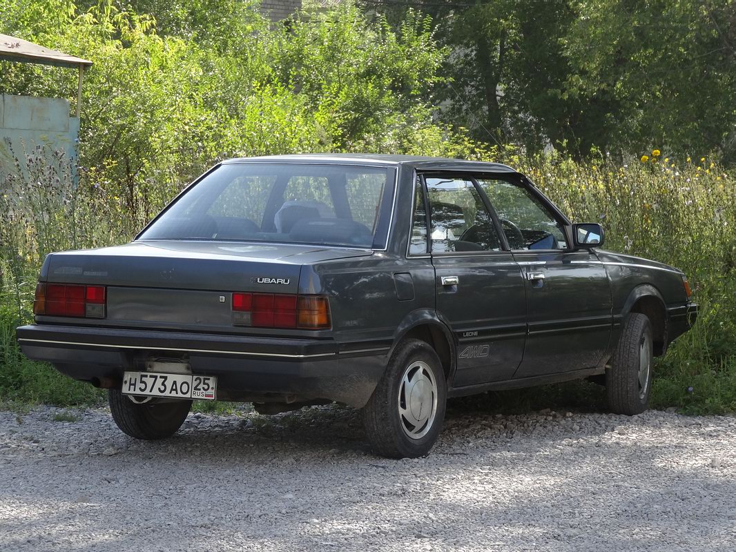 Приморский край, № Н 573 АО 25 — Subaru Leone (3G) '84-94