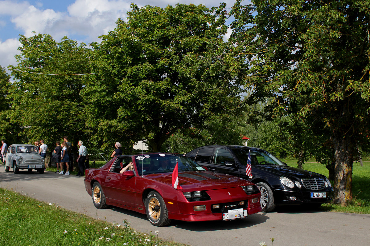 Латвия, № CM-73 — Chevrolet Camaro (3G) '82-92; Литва — Nesenstanti klasika 2020