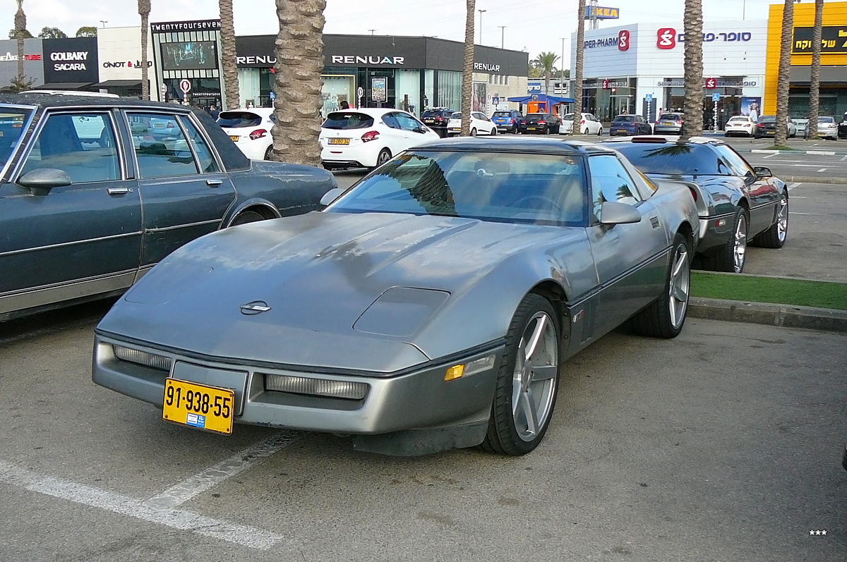 Израиль, № 91-938-55 — Chevrolet Corvette (C4) '84-96