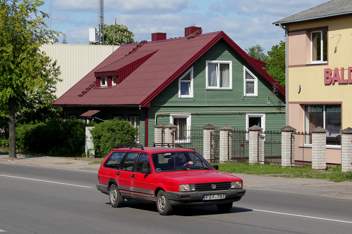 Литва, № FSY 783 — Volkswagen Passat (B2) '80-88