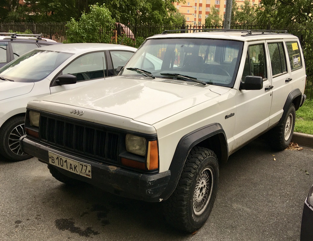 Санкт-Петербург, № В 101 АК 77 — Jeep Cherokee (XJ) '84-01