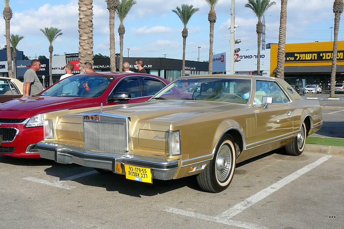 Израиль, № 93-179-55 — Lincoln Continental (5G) '70-79