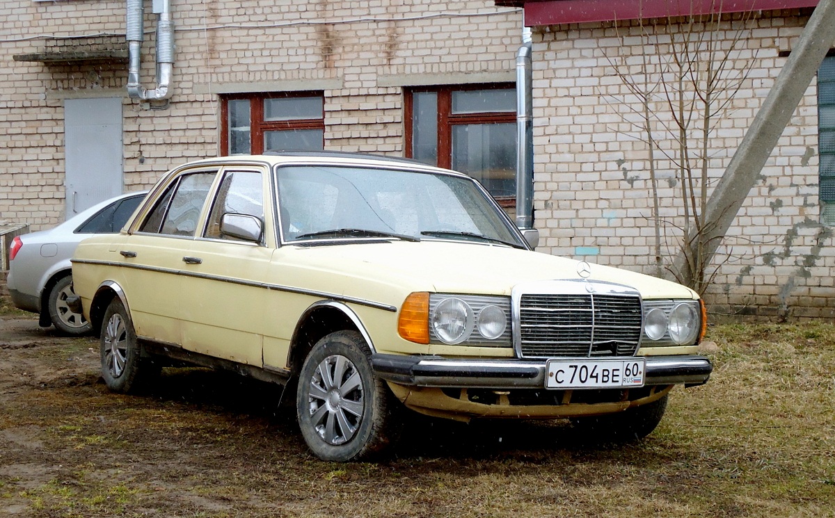 Псковская область, № С 704 ВЕ 60 — Mercedes-Benz (W123) '76-86