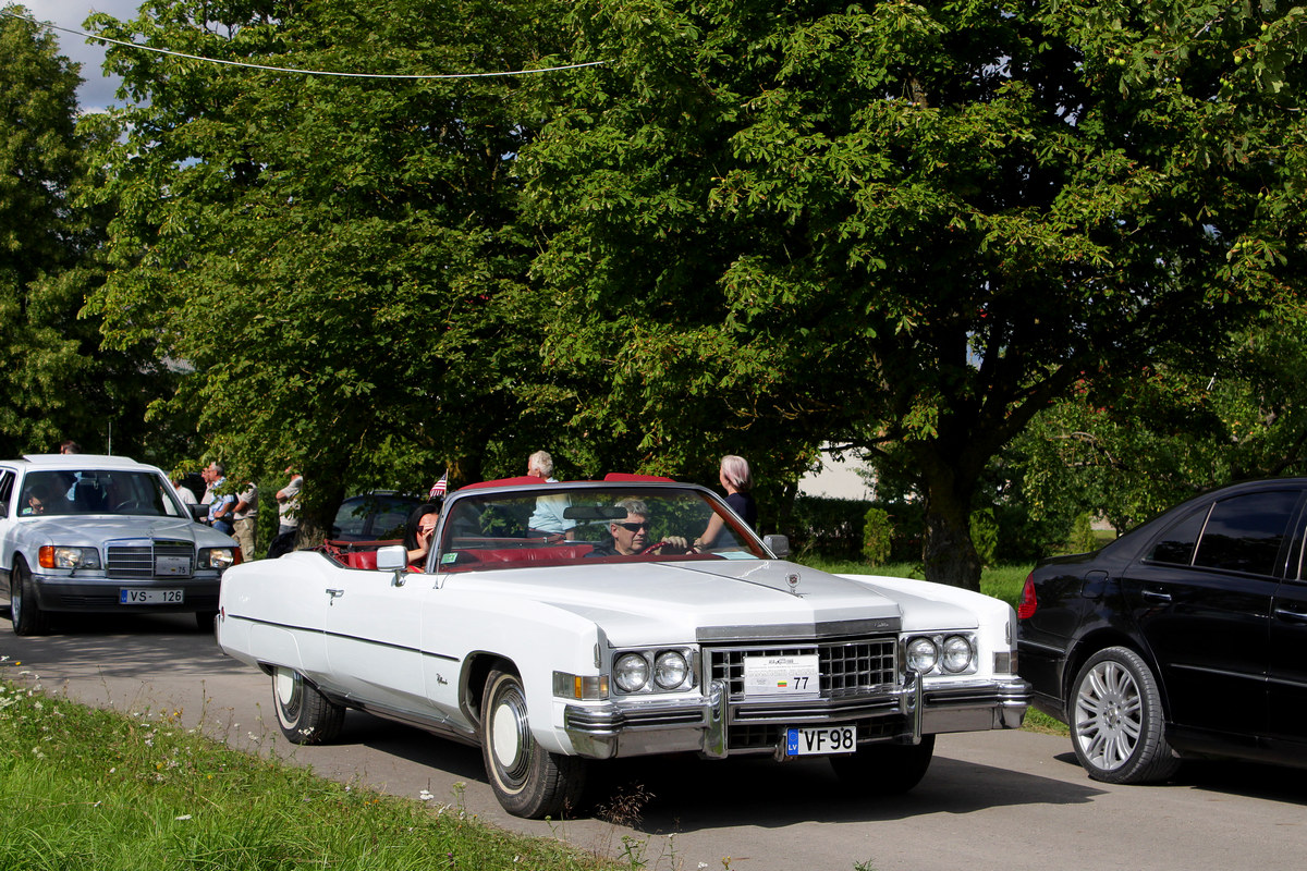 Латвия, № VF-98 — Cadillac Eldorado (9G) '71-78; Литва — Nesenstanti klasika 2020