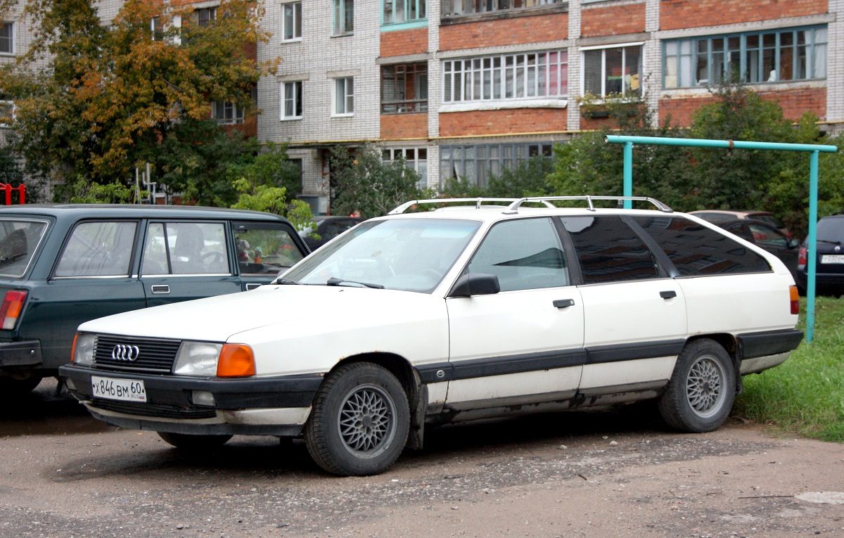 Псковская область, № Х 846 ВМ 60 — Audi 100 Avant (C3) '82-91