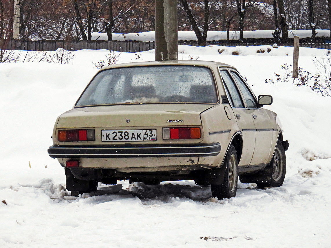 Кировская область, № К 238 АК 43 — Opel Ascona (B) '75-81