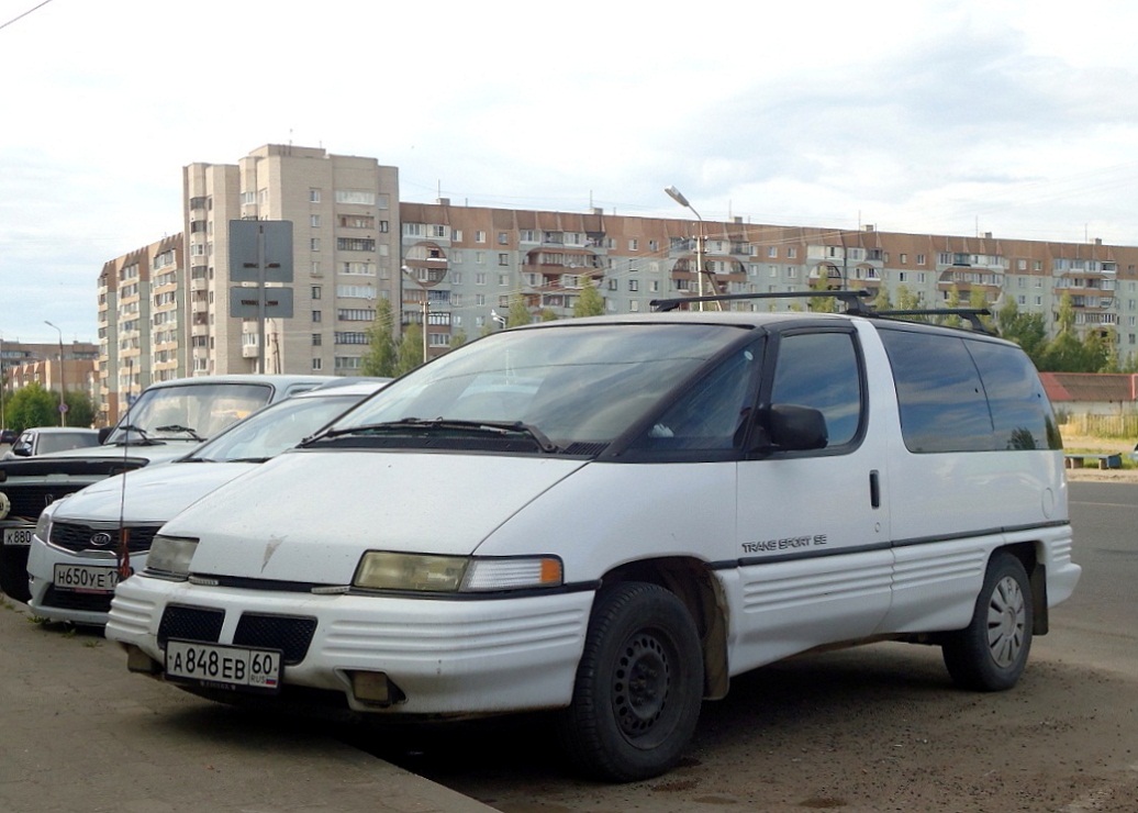 Псковская область, № А 848 ЕВ 60 — Pontiac Trans Sport '89-94